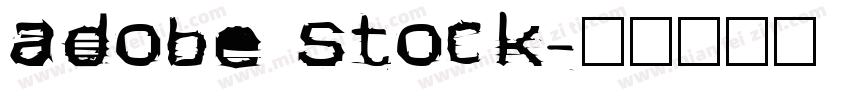 adobe stock字体转换